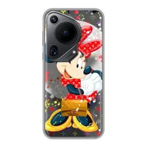 Чехол Disney Mouse Huawei Pura 70 Ultra (PREMIUMPrint) (Minni с бантиком)