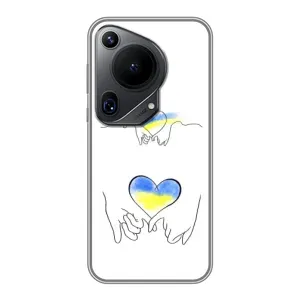 Чехол с принтом «Мир Украине» для Huawei Pura 70 Ultra