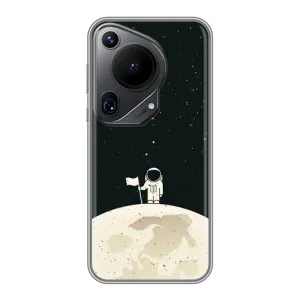 Космические Чехлы для Гуавей Пура 70 ультра (VPrint) (На луне)