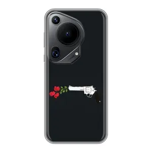 Чехлы (ART) Цветы на Huawei Pura 70 Ultra (VPrint) (Неожиданные цветы)