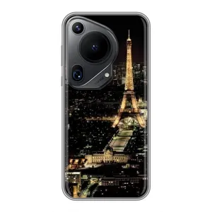 Чехол Эйфелева Башня для Huawei Pura 70 Ultra - (AlphaPrint) (Ночной Париж)