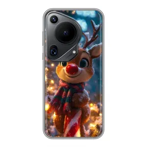 Чохол з принтом «Олень з шарфом» для Huawei Pura 70 Ultra