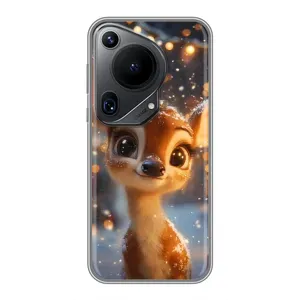 Чохол з принтом «Оленятко серед гірлянд» для Huawei Pura 70 Ultra
