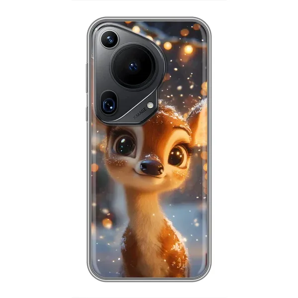 Чохол з принтом «Оленятко серед гірлянд» для Huawei Pura 70 Ultra
