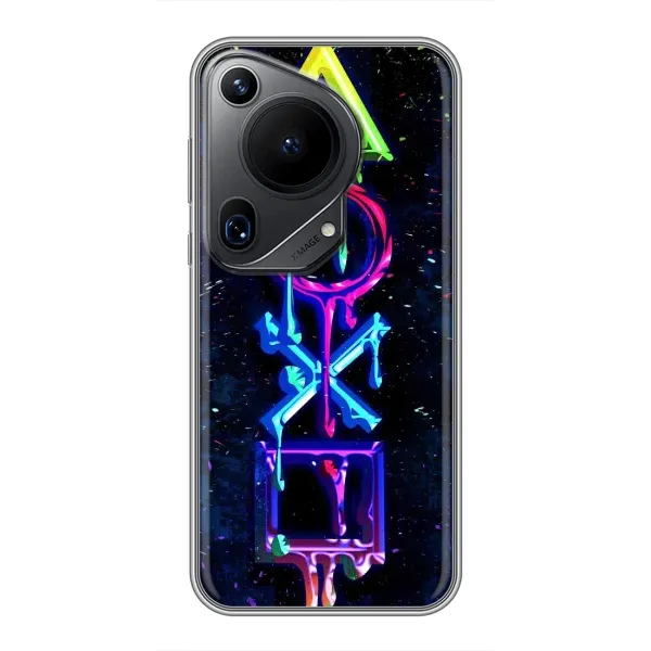 Чехол с принтом «Pleystation лого» для Huawei Pura 70 Ultra Чехол с принтом «Pleystation лого» для Huawei Pura 70 Ultra