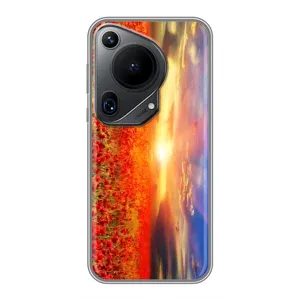 Чехол с принтом «Поле тюльпанов» для Huawei Pura 70 Ultra