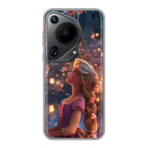 Чехол Рапунцель для Huawei Pura 70 Ultra (Рапунцель фонарики)