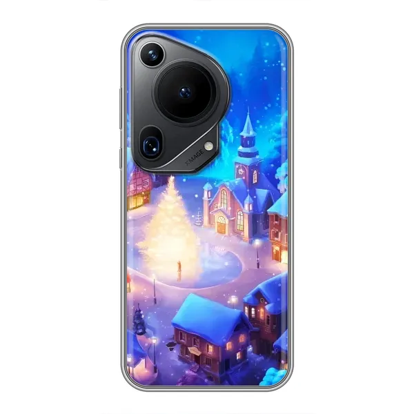 Чехол с принтом «Рождественский город» для Huawei Pura 70 Ultra Чехол с принтом «Рождественский город» для Huawei Pura 70 Ultra