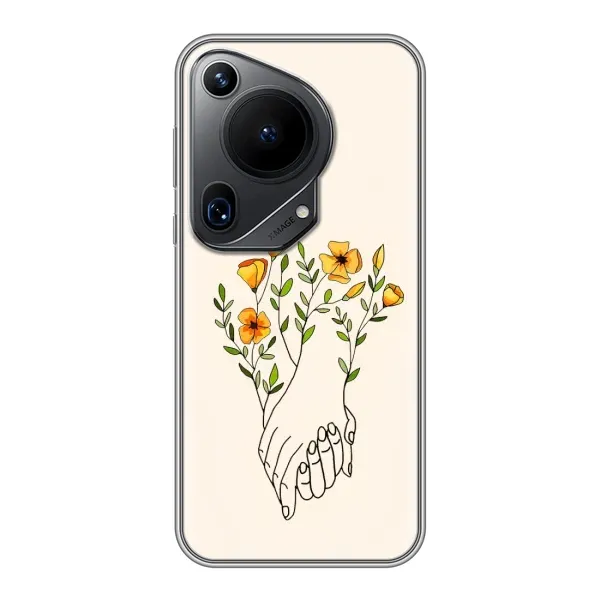 Чехол с принтом «Руки любви» для Huawei Pura 70 Ultra