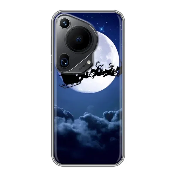 Чехол с принтом «Санта - луна» для Huawei Pura 70 Ultra Чехол с принтом «Санта - луна» для Huawei Pura 70 Ultra