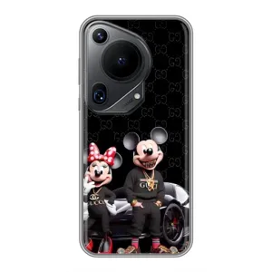 Чехол Disney Mouse Huawei Pura 70 Ultra (PREMIUMPrint) (Семья Маусов)