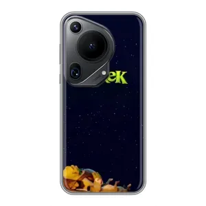 Чехол с принтом «Отдыхающий Шрек» для Huawei Pura 70 Ultra