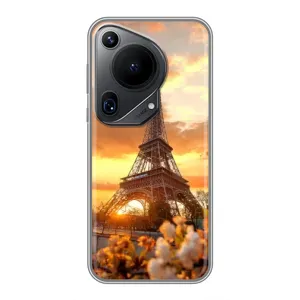 Чехол Эйфелева Башня для Huawei Pura 70 Ultra - (AlphaPrint) (Солнечная башня)