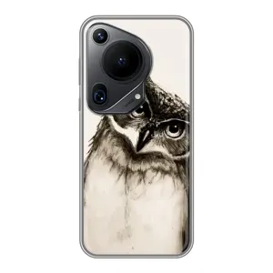 Чехол с птицами на Huawei Pura 70 Ultra (VPrint) (Сова)