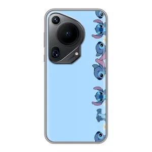 Чехол с принтом Стич на Huawei Pura 70 Ultra (Стич фон)