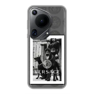 Чехол с принтом «Версаче» для Huawei Pura 70 Ultra