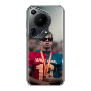 Чехол с футболистом Ламин Ямаль Huawei Pura 70 Ultra (Ямаль Барса)