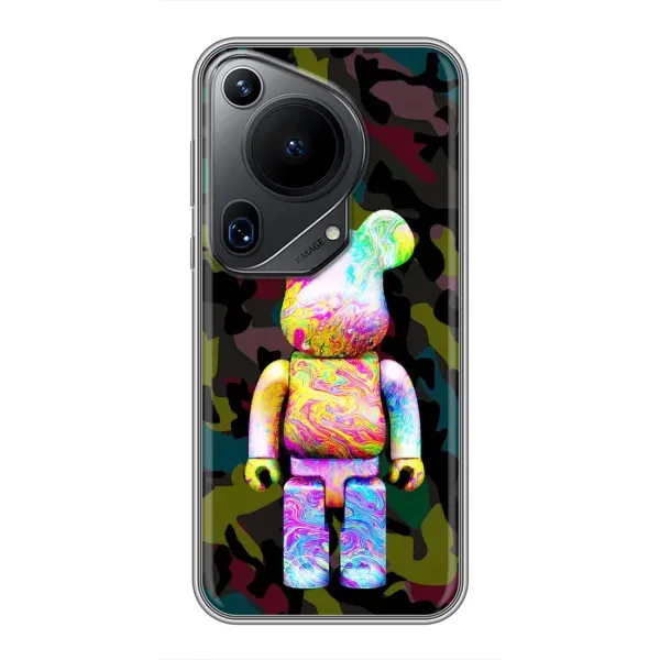 Чохол з принтом «Яскравий Bearbrick» для Huawei Pura 70 Ultra