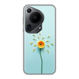 Чехлы с Цветами для Huawei Pura 70 Ultra (VPrint) (Желтый цветок)