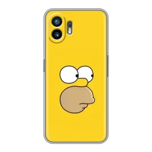 Чехол с Симпсонами для Huawei Pura 70 (VPrint) (Гомер)