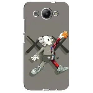 Чохли для Huawei Y3 2017 - Bearbrick Louis Vuitton (PREMIUMPrint) (Беарбрік Джордан)