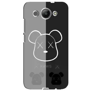 Чохли для Huawei Y3 2017 - Bearbrick Louis Vuitton (PREMIUMPrint) (БеарБрік очі)