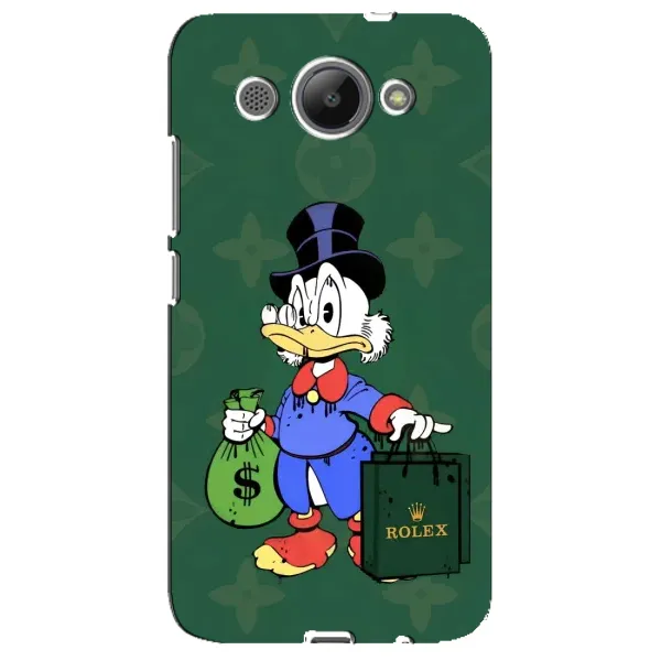 Чехол с принтом «Богатая Утка» для Huawei Y3 2017 Чехол с принтом «Богатая Утка» для Huawei Y3 2017