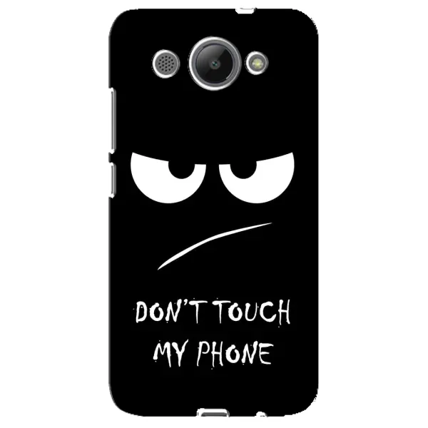 Чохол з принтом «Dont Touch» для Huawei Y3 2017