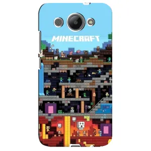Чохол Майнкрафт на Huawei Y3 2017 (AlphaPrint) Minecraft (фон Minecraft)
