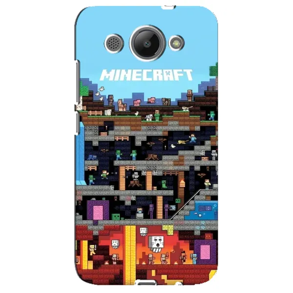 Чохол з принтом «фон Minecraft» для Huawei Y3 2017