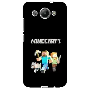 Чохол Майнкрафт на Huawei Y3 2017 (AlphaPrint) Minecraft (герої Minecraft)