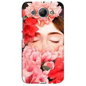 Чехлы (ART) Цветы на Huawei Y3 2017 (VPrint) (Глаза в цветах)