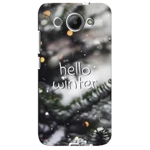 Новорічні, Святкові Чохли для Huawei Y3 2017 - 2024 год (Hello winter)