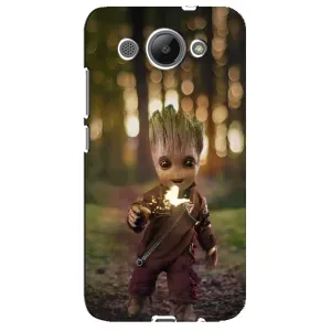 Чохол МАРВЕЛ для Хуавей У3 2017 (AlphaPrint) (I am Groot)