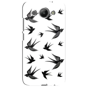 Чехол с птицами на Huawei Y3 2017 (VPrint) (Ласточки)