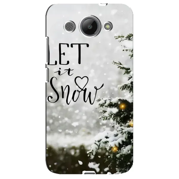 Чехол с принтом «Let it snow» для Huawei Y3 2017 Чехол с принтом «Let it snow» для Huawei Y3 2017