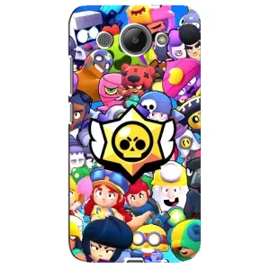 Чехол для Huawei Y3 2017 Бравл Старс (VPrint) (Лого Brawl Stars)