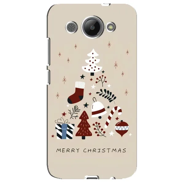 Чохол з принтом «Merry Christmas» для Huawei Y3 2017 Чохол з принтом «Merry Christmas» для Huawei Y3 2017