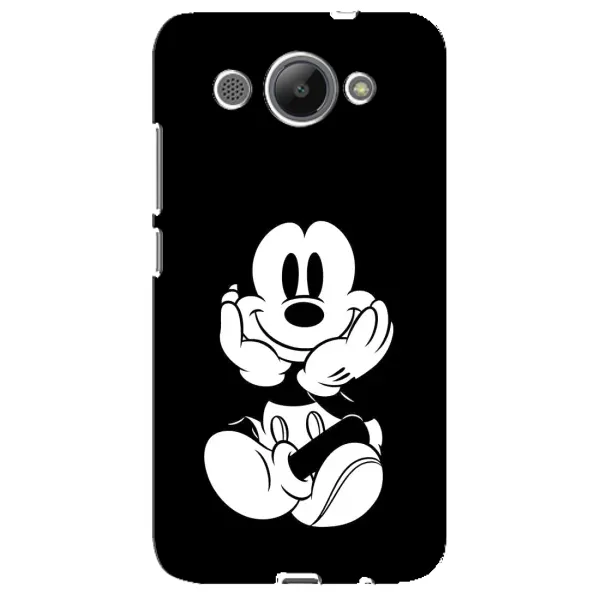 Чохол з принтом «Маус на чорному» для Huawei Y3 2017