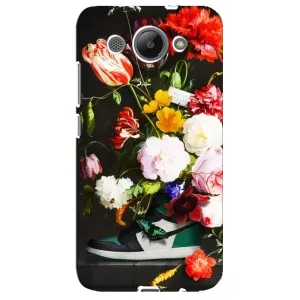 Бренднові Чохли для Huawei Y3 2017 - (PREMIUMPrint) (Nike цветы)