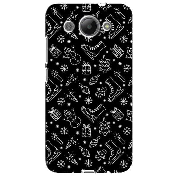 Чехол с принтом «Новогодний фон» для Huawei Y3 2017 Чехол с принтом «Новогодний фон» для Huawei Y3 2017