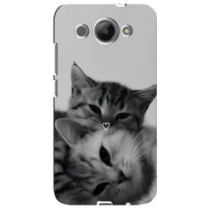 Чехол с принтом «Пара котов» для Huawei Y3 2017