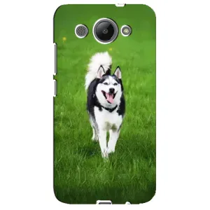 Чохол з Хаскі Huawei Y3 2017 - (AlphaPrint) (Радісний Хаскі)