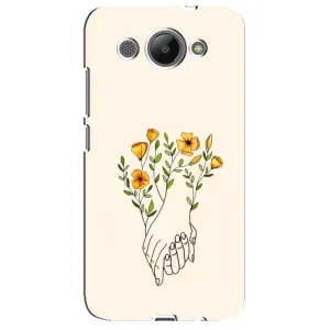 Чехлы для любимой на Хуавей У3 2017 (VPrint) (Руки любви)