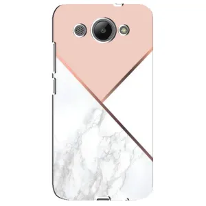 Мраморный чехол на Huawei Y3 2017 (VPrint) (Тройной мрамор)