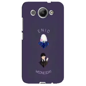 Чохли Венсдей на Huawei Y3 2017 Уенсдей (AlphaPrint) (Венздей і подруга)
