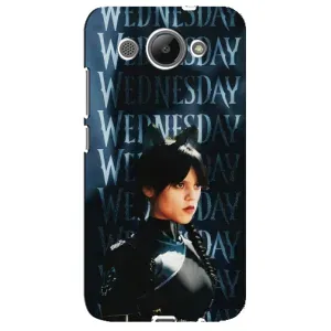Чохли Венсдей на Huawei Y3 2017 Уенсдей (AlphaPrint) (Венздей кішка)