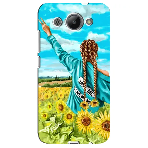 Чохол з принтом «Україночка» для Huawei Y3 2017 Чохол з принтом «Україночка» для Huawei Y3 2017