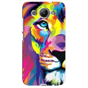 Чохол з картинкою ЛЕВ для Huawei Y3 2017 (VPrint) (Яскравий Лев)