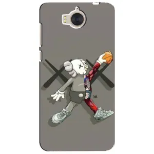 Чохли для Huawei Y5-2017, MYA - Bearbrick Louis Vuitton (PREMIUMPrint) (Беарбрік Джордан)